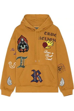 True Religion Sudadera en color neutral talla L en - Neutral. Talla L (también en M, S).