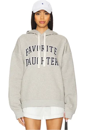 Favorite Daughter Sudadera collegiate en color gris talla L en - Grey. Talla L (también en M, S, XL).