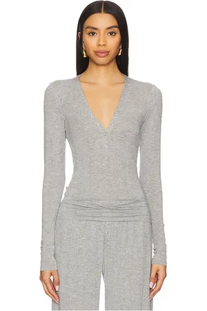 NEGATIVE UNDERWEAR Whipped henley en color gris claro talla L en - Light Grey. Talla L (también en M, S, XL, XS).