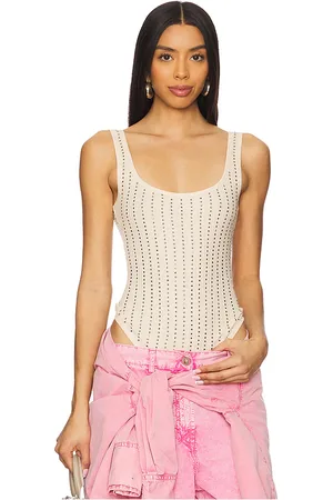 The Attico Body en color beige talla 38 en - Beige. Talla 38 (también en 42, 44).