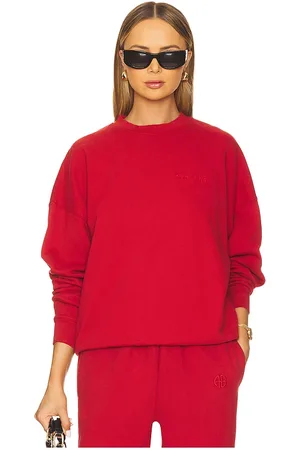 ANINE BING Sudadera miles en color rojo talla L en - Red. Talla L (también en M, S, XS).