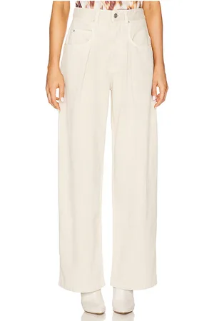 Isabel Marant Rachelle jeans en color crema talla 34/2 en - Cream. Talla 34/2 (también en 36/4, 40/8).