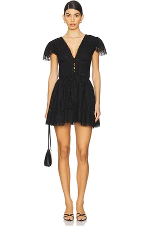 Peixoto Minivestido piper en color talla L en - Black. Talla L (también en M, S, XS).