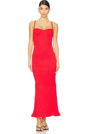 Peixoto Maxivestido mara en color rojo talla M en - Red. Talla M (también en S, XL, XS).