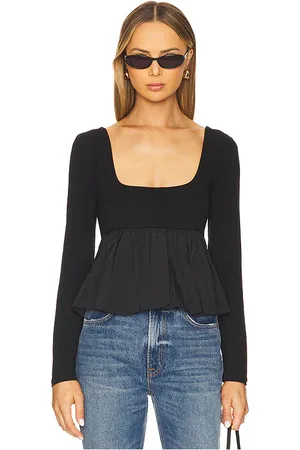 Steve Madden Avielle top en color talla L en - Black. Talla L (también en M, S, XL, XS).