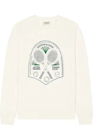 Scotch&Soda Sudadera embroidered en color blanco talla L en - White. Talla L (también en M, S).