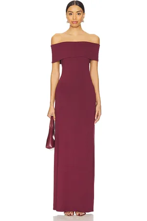 ALL THE WAYS Vestido sienna en color burgundy talla S en - Burgundy. Talla S (también en XL, XS).