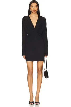 ANINE BING Minivestido mathilde en color talla M en - Black. Talla M (también en S, XS).