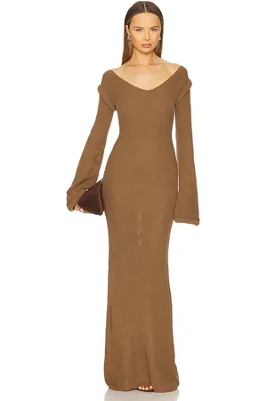 AYA MUSE Vestido pallas en color marrón talla L en - Brown. Talla L (también en XS).
