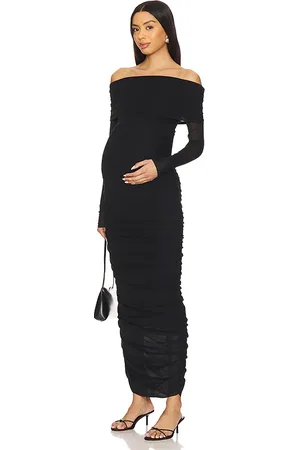 Bumpsuit Vestido largo con hombro descubierto en color talla M en - Black. Talla M (también en S, XS).