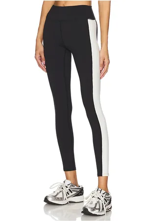 L*Space Sidelines legging en color negro, blanco talla L en - Black,White. Talla L (también en M, S, XL, XS).