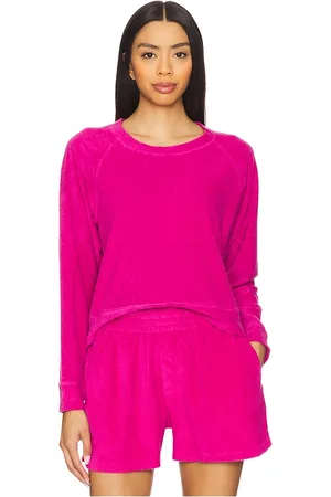 Bobi Terry top en color fucsia talla L en - Fuchsia. Talla L (también en M, S, XS).