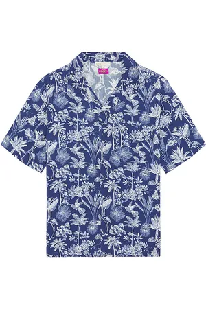 ONIA Camisa en color azul talla L en - Blue. Talla L (también en M, S, XL/1X).