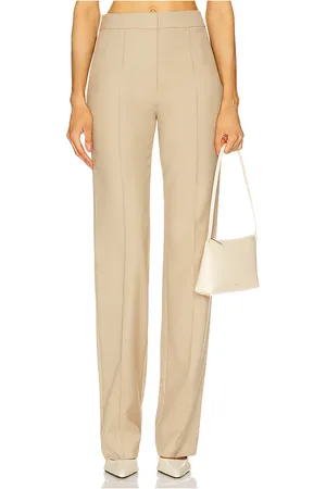 ALEXIS Pantalón con trabilla en color bronce talla L en - Tan. Talla L (también en M, S, XL, XS).