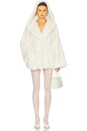 Helsa Abrigo piel sintética the hooded en color talla L en - White. Talla L (también en M, S, XL, XS).
