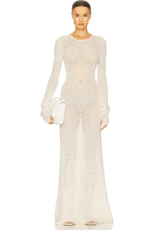 Helsa Vestido maxi de punto tatum en color talla L en - . Talla L (también en M, XL).
