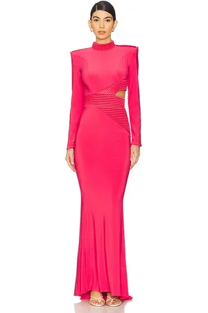 Zhivago Vestido largo en color coral talla 10 en - Coral. Talla 10 (también en 4, 6, 8).