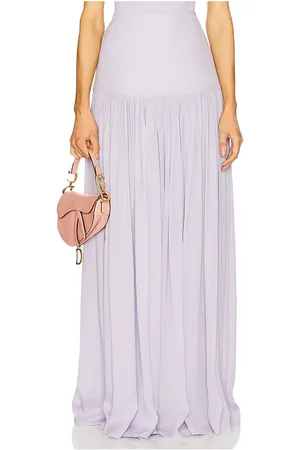 Helsa Falda diaphanous en color lavanda talla L en - Lavender. Talla L (también en M, XL, XXS).