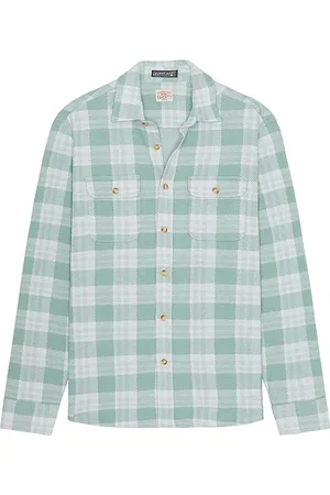 Faherty Sudadera legend en color verde salvia talla L en - Sage. Talla L (también en M, S).