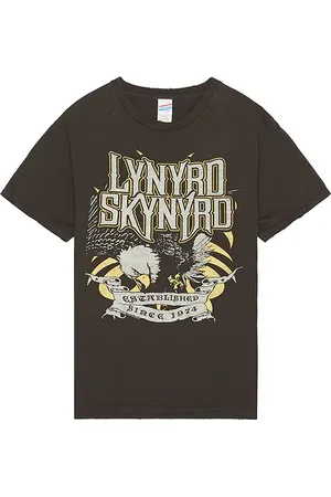 Junk Food Camiseta lynyrd skynyrd since 1974 en color marrón talla L en - Brown. Talla L (también en M, S, XL/1X).