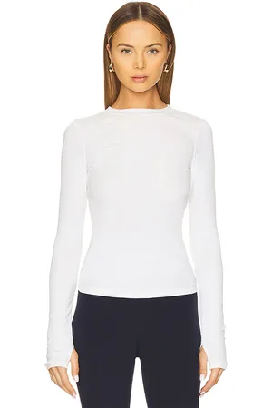Splits59 Top manga larga louise en color talla L en - White. Talla L (también en M, S, XL, XS).