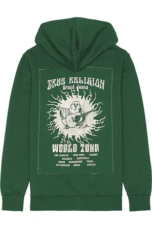 True Religion Sudadera en color verde talla L en - Green. Talla L (también en M, S, XL/1X).