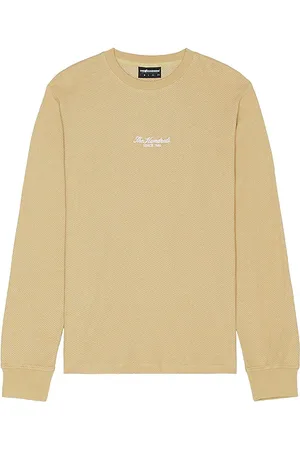 The Hundreds Camiseta manga larga rich logo en color beige talla L en - Beige. Talla L (también en M, S, XL/1X).
