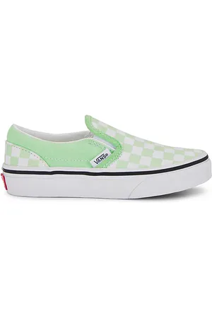 Vans Kids classic slip-on en color verde talla 11 en - Green. Talla 11 (también en 11.5, 12, 12.5, 13).