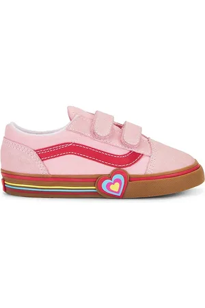 Vans Niño pequeño old skool v heart en color rosado talla 7.5 en - Pink. Talla 7.5 (también en 8.5, 9.5).