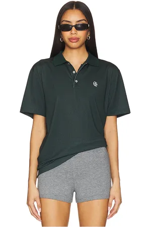 Quiet Golf Monogram crater polo en color verde oscuro talla L en - Dark Green. Talla L (también en M).