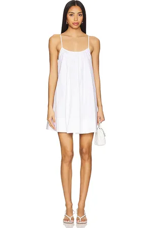 Solid Vestido lindsay en color blanco talla L en - White. Talla L (también en M, XL).