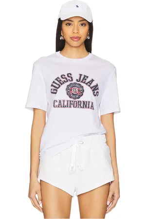 Guess Camiseta en color blanco talla L en - White. Talla L (también en M, S, XL/1X, XS).