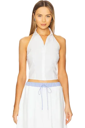 Nialaya Tanque con cuello en color talla M en - White. Talla M (también en XS).