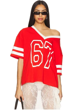 superdown Milena jersey top en color talla M en - Red. Talla M (también en S, XS, XXS).