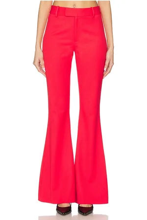 SMYTHE Pantalón bootcut en color rojo talla 0 en - Red. Talla 0 (también en 2, 6).