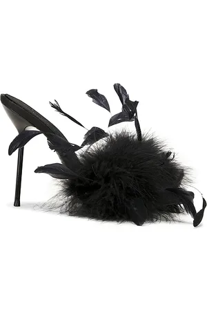 PARIS TEXAS Pantunfla lidia feather 105 en color talla 36 en - Black. Talla 36 (también en 37, 38).