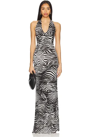 AFRM Vestido rue en color negro, blanco talla 3X en - Black,White. Talla 3X (también en L, M, S, XL).