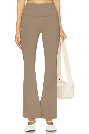 Spiritual Gangster Pantalón olympia slit en color marrón talla L en - Brown. Talla L (también en M, S, XL, XS).