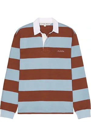 AFTER PRAY Camisa de rugby en color bebe azul talla L en - Baby Blue. Talla L (también en M, XL/1X).