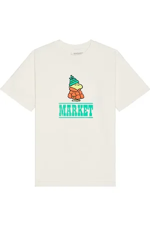 MARKET Camiseta en color blanco talla L en - White. Talla L (también en M).