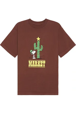 MARKET Camiseta en color marrón talla L en - Brown. Talla L (también en M, S, XL/1X).