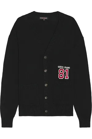 Guess Cárdigan en color negro talla L en - Black. Talla L (también en M, S, XL/1X, XS).