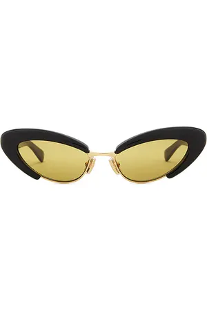 Bottega Veneta Gafas de sol en color negro, amarillo talla all en - Black,Yellow. Talla all.