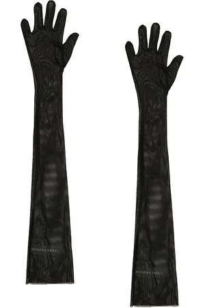 Norma Kamali Guantes largos en color negro talla M/L en - Black. Talla M/L (también en XS/S).
