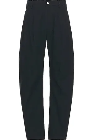 AFTER PRAY Pantalones curved two tuck en color talla L en - Navy. Talla L (también en M, S).