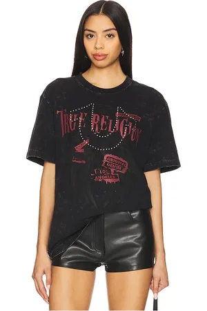 True Religion Camiseta en color negro talla L en - Black. Talla L (también en M, S, XL/1X, XXL/2X).