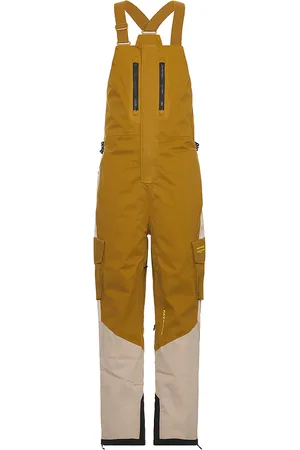 Whitespace 2l cargo insulated bib pant en color mustard talla L en - mustard. Talla L (también en M, S, XL/1X).