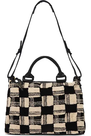 Cleobella Bolso weekend en color negro, blanco talla all en - Black,White. Talla all.