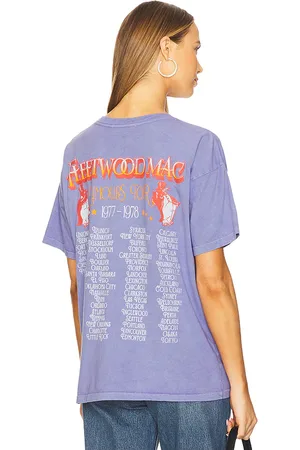 DAYDREAMER Camiseta fleetwood mac rumors tour merch en color morado talla M en - Purple. Talla M (también en S, XS).