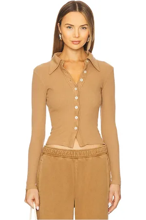Citizens of Humanity Gila polo en color bronce talla M en - Tan. Talla M (también en XS).